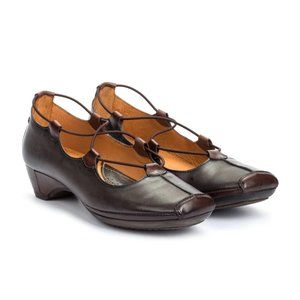 PIKOLINOS Gandia womens Comfy slip-on shoes size 10.5 - 100% Leather Ballerina